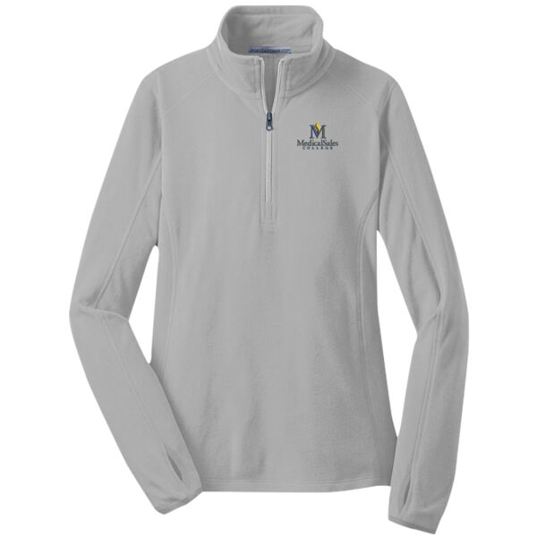   - Ladies Microfleece 1/2 Zip Pullover Thumbnail